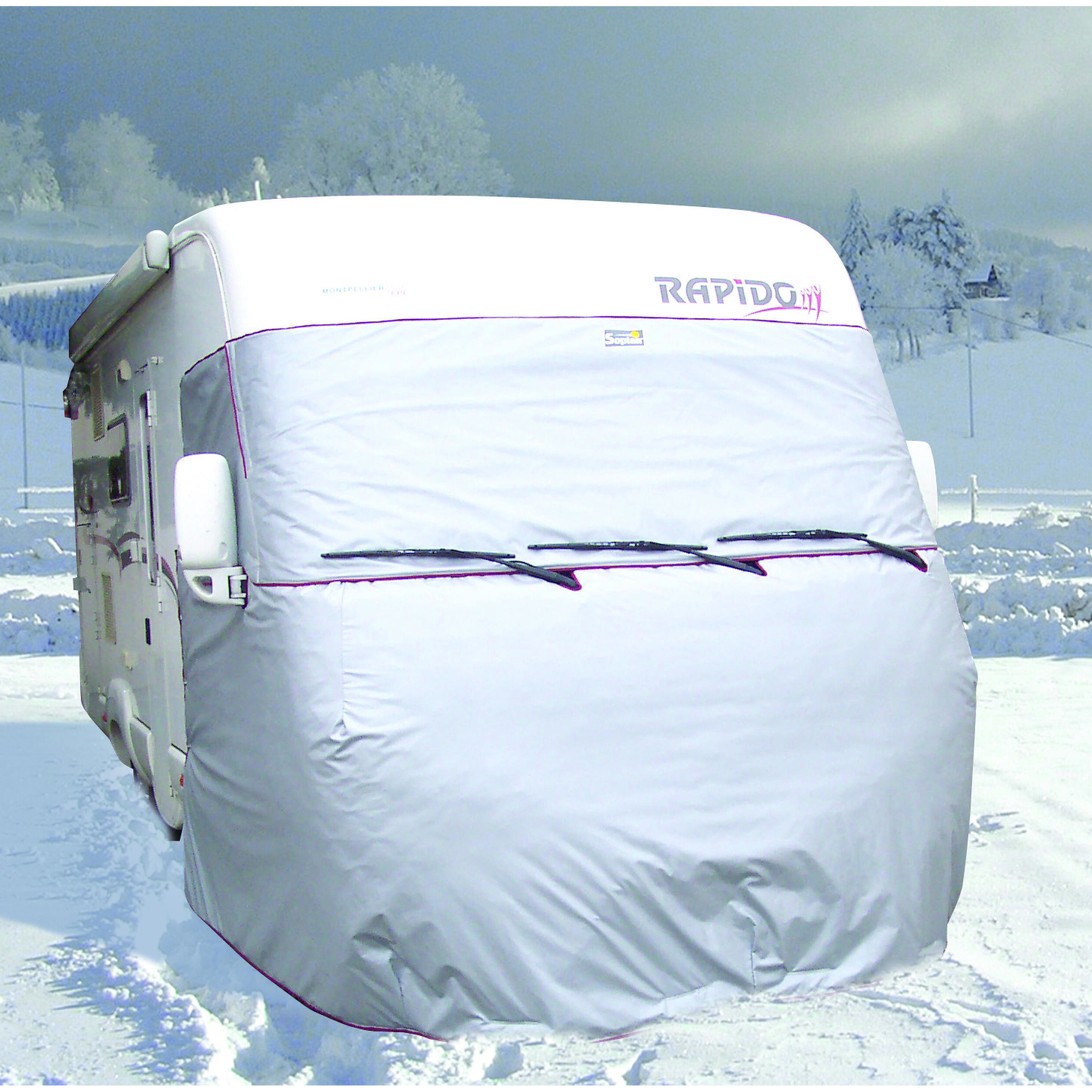 Protection extérieure isotherme ISOPLAIR capot moteur pour camping-cars Profilés et Capucines Transit