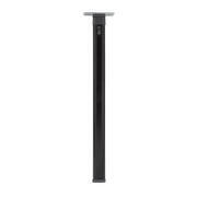 Pied de table ovale en aluminium pivotant sur le haut 315 - 675 mm